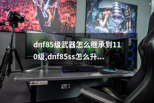 dnf85级武器怎么继承到110级,dnf85ss怎么升100-第1张-游戏相关-泓泰