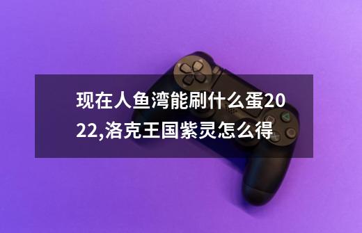 现在人鱼湾能刷什么蛋2022,洛克王国紫灵怎么得-第1张-游戏相关-泓泰