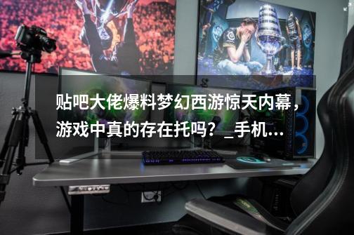 贴吧大佬爆料梦幻西游惊天内幕，游戏中真的存在托吗？_手机梦幻西游贴吧-第1张-游戏相关-泓泰