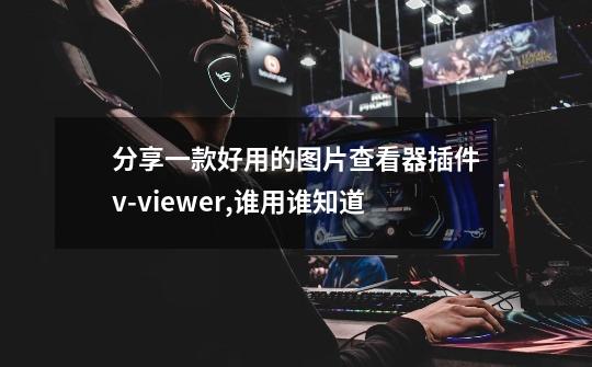 分享一款好用的图片查看器插件v-viewer,谁用谁知道-第1张-游戏相关-泓泰