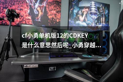 cf小勇单机版1.2的CDKEY是什么意思?然后呢?_小勇穿越火线单机版怎么玩-第1张-游戏相关-泓泰