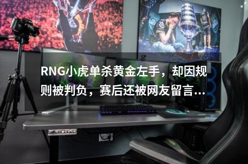 RNG小虎单杀黄金左手，却因规则被判负，赛后还被网友留言痛骂-第1张-游戏相关-泓泰