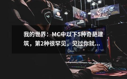 我的世界：MC中以下5种奇葩建筑，第2种很罕见，见过你就是大神！-第1张-游戏相关-泓泰