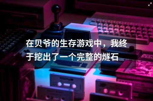 在贝爷的生存游戏中，我终于挖出了一个完整的燧石-第1张-游戏相关-泓泰