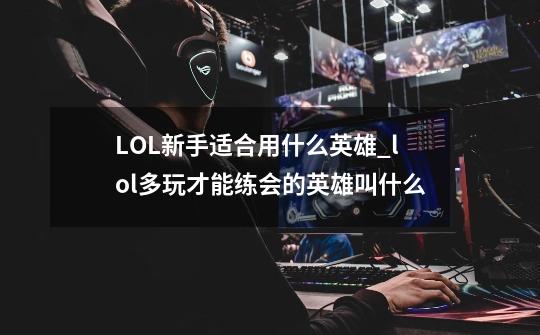 LOL新手适合用什么英雄_lol多玩才能练会的英雄叫什么-第1张-游戏相关-泓泰