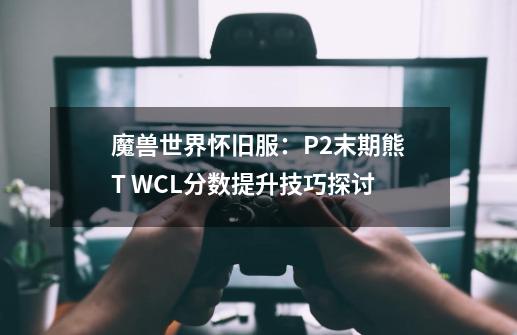 魔兽世界怀旧服：P2末期熊T WCL分数提升技巧探讨-第1张-游戏相关-泓泰