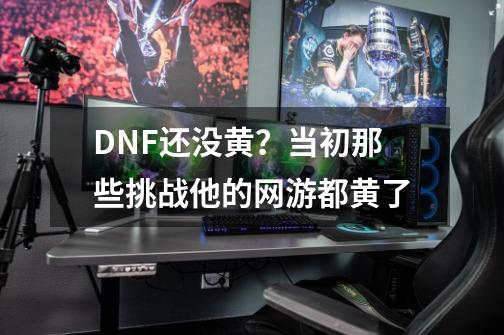 DNF还没黄？当初那些挑战他的网游都黄了-第1张-游戏相关-泓泰