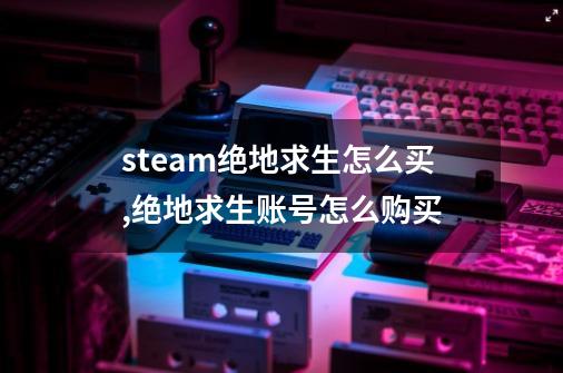 steam绝地求生怎么买,绝地求生账号怎么购买-第1张-游戏相关-泓泰